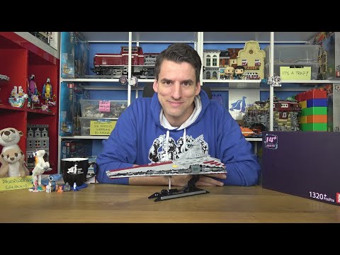 Republic Attack Cruiser als Display Modell: Star Wars MOC von Mould King® 21074