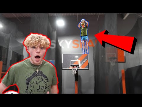 INSANE Trampoline Sky Zone Dunk Contest!