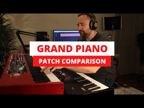 Nord Stage 4 vs. Yamaha YC88 - Grand Piano Sound Comparison