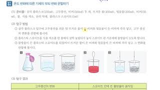 [초등과학 6-1 무료강의] 3. 여러 가지 기체 ⑤ 온도가 변하면 기체의 부피는 어떻게 달라질까요?