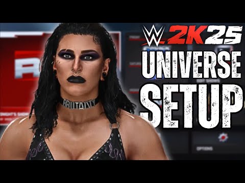 Setting Up The FIRST WWE 2K25 Universe Mode From Scratch