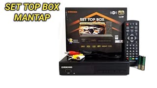Download lagu STB Evercoss Prime Terbaru Memang Canggih Tuner Sensitif Suhu Adem Bisa Youtube & Tiktok mp3