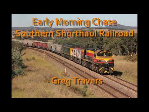Australian Trains Southern Shorthaul Railroad on the NSW South, an early morning chase in March 2021