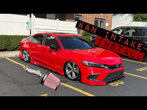 2022 Honda Civic Si K&N Cold Air Intake Install
