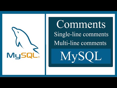Comments in MySQL