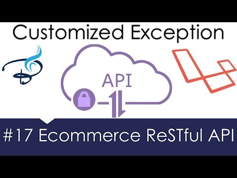Ecommerce Restful API Laravel | Custom Exceptions 17