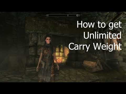 Skyrim | How to get Unlimited Carry Weight