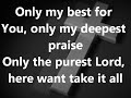 Jesus I Give My All Praise Africa With On Screen Lyrics