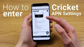 How to Enter Cricket APN Settings on Any Android Phone!