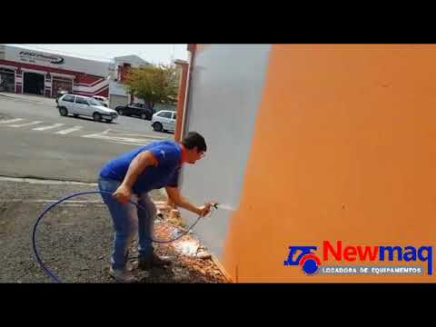 Maquina de pintura Airless com tinta latex