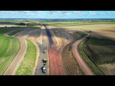 A14 Baustelle von Lüderitz bis Stendal, Oktober 2025