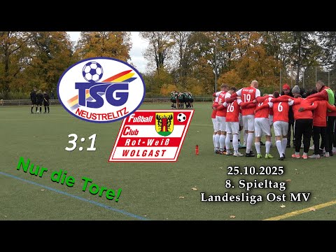 8.Spt. TSG Neustrelitz II : FC Rot-Weiß Wolgast 3:1 LL Ost MV