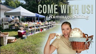 RUMMAGE SALES, IRONSTONE, ANTIQUES & A BIG VINTAGE DECOR HAUL!