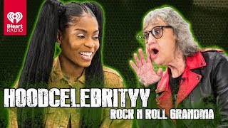 HoodCelebrityy Teaches Patoi + Differences Between Reggae And Reggaeton | Rock 'N' Roll Grandma
