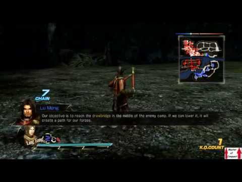 Dynasty Warriors 8 Wu Campaign Walkthrough Part 8 - Battle of Ruxukou