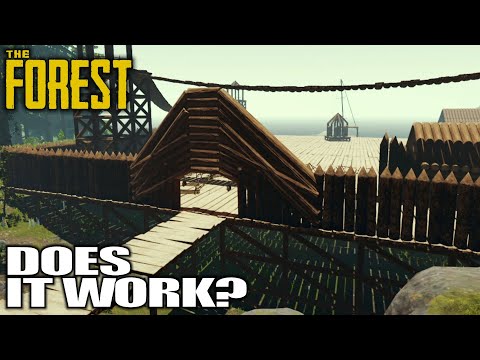 Defensive Wall Complete | The Forest Gameplay | E35