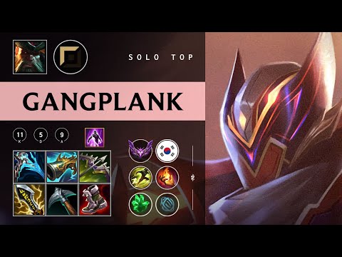 Gangplank Top vs Fiora - KR Master Patch 26.02