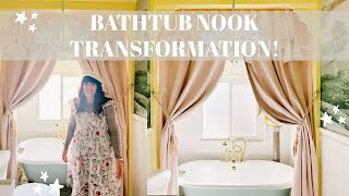 Bathtub Nook Transformation! ✨🛁