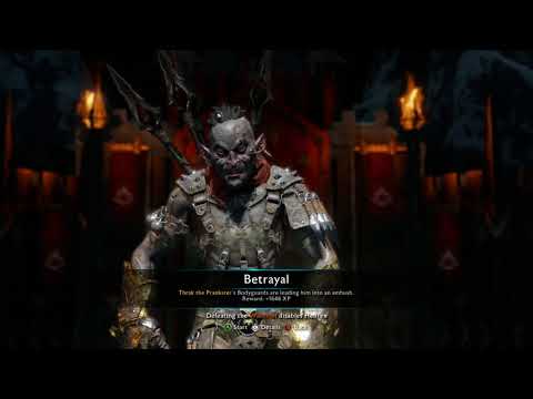 Middle-Earth Shadow of War: War Chief Betrayal Gameplay