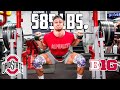 585 LBS. SQUATS ARE BACK!! | 4 WEEKS OUT HITTING HEAVY SINGLES | OSU Powerlifting