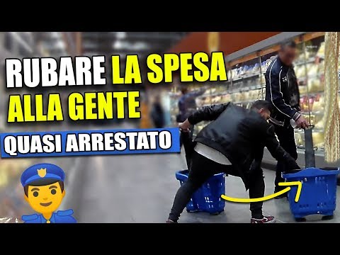 RUBARE la SPESA alla GENTE - QUASI ARR3STATO !