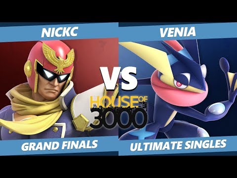 Smash Ultimate Tournament - Venia (Greninja) Vs. NickC (Captain Falcon) SSBU Xeno 154 Grand Finals