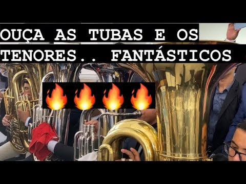 ENSAIO CABREÚVA 26/02/23 - HINO 319 /  VEJA O QUE AS TUBAS E TENORES FIZERAM