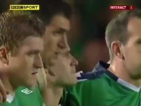 Eliminatorias Mundial 2006: Irlanda del Norte 1-0 Inglaterra (07/09/2005). Narración en ingles.