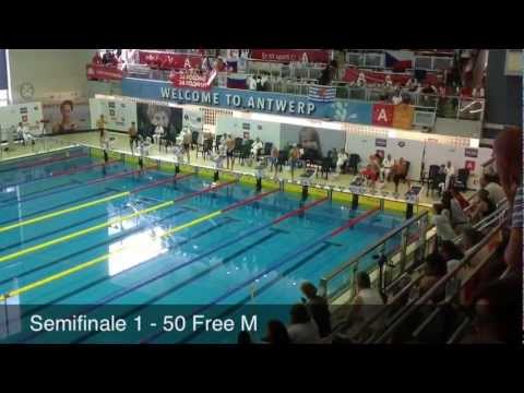 Campionati Europei Juniores di nuoto 2012 - Semifinale 1 - 50 Stile Libero Maschi