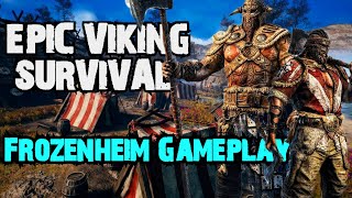 Frozenheim Gameplay | Viking City Builder Survival RTS Walkthrough | The Awro