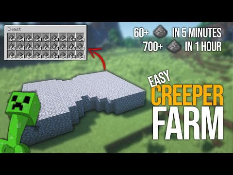 Insane Minecraft Creeper Farm - Ultimate Power!