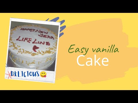 very easy and tasty eggless vanilla sponge cake - priya's miracle kitchen