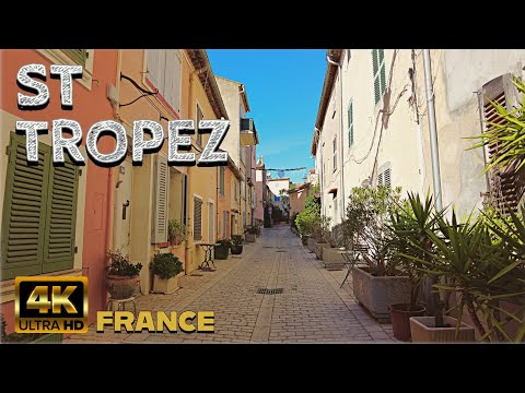 Saint Tropez, France, random walk | French Riviera 4K