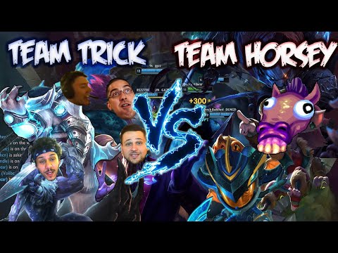 TEAM TRICK2G vs TEAM HORSEY (ft. YOUNGREZZY and MIKE2G) - Cookiemanman