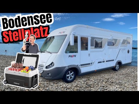 Schönster Wohnmobil Stellplatz am Bodensee? 💥 Kroak Kompressor Kühlbox HOT oder SCHROTT?