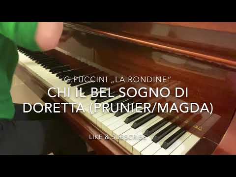 G.Puccini La Rondine “Chi il bel sogno di Doretta” (Duett Version) Piano accompaniment