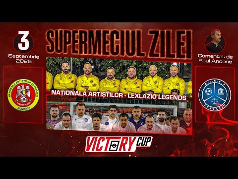 NATIONALA ARTISTILOR FOTBALISTI DIN ROMANIA VS LEXLAZIO LEGENDS