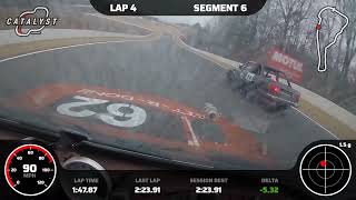 RedNeck Racing Attacks Road Atlanta 24 Hours of Lemons 2024 KB session 1 sunday