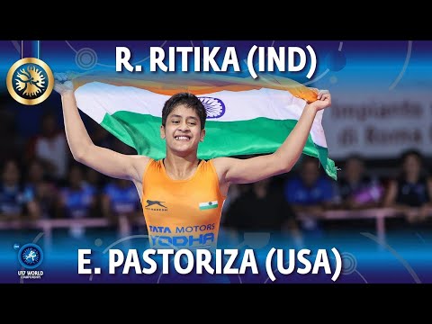 Ritika Ritika (IND) vs Erica Pastoriza (USA) - Final // U17 World Championships 2022
