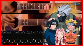 Download lagu Naruto ED 4 - Alive | Acoustic Guitar Lesson [Tutorial   TAB   Chords] mp3