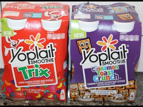 Yoplait Smoothie: Trix & Cinnamon Toast Crunch Dairy...