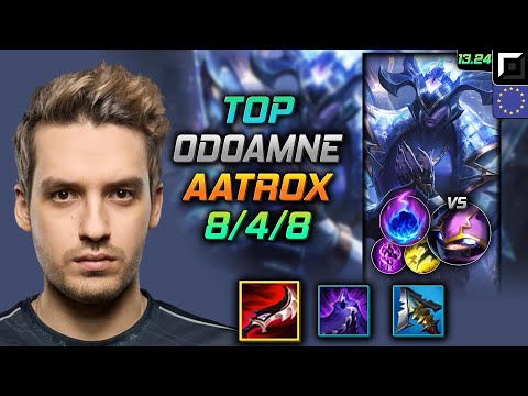 Aatrox Top Build Odoamne Duskblade of Draktharr Arcane Comet - LOL EUW Master Patch 13.24