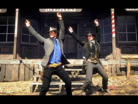 Dutch:have a warm-up dance first? #rdr2