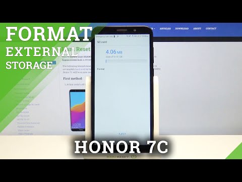 How to Format SD Card in HONOR 7C -  Release Storage