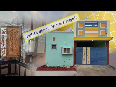 Latest Simple House Design 1 | Tirupur | Simple 2BHK Villa | 2022 | Jayakumar S