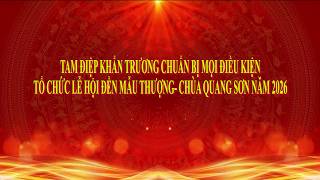 Tam Điệp Khẩn trương chuẩn bị các điều kiện tổ chức lễ hội Đền Mẫu Thượng – Chùa Quang Sơn năm 2026
