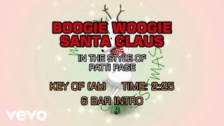 Patti Page - Boogie Woogie Santa Claus (Karaoke)