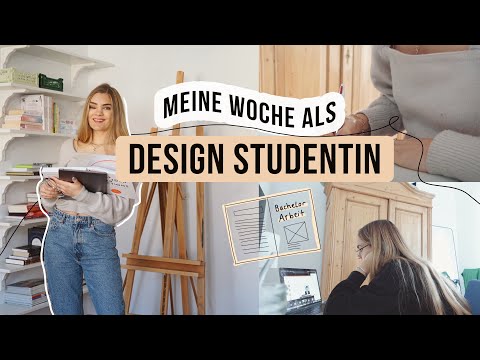 Meine Woche als Design Studentin - Uni Weekly Vlog // I'mJette