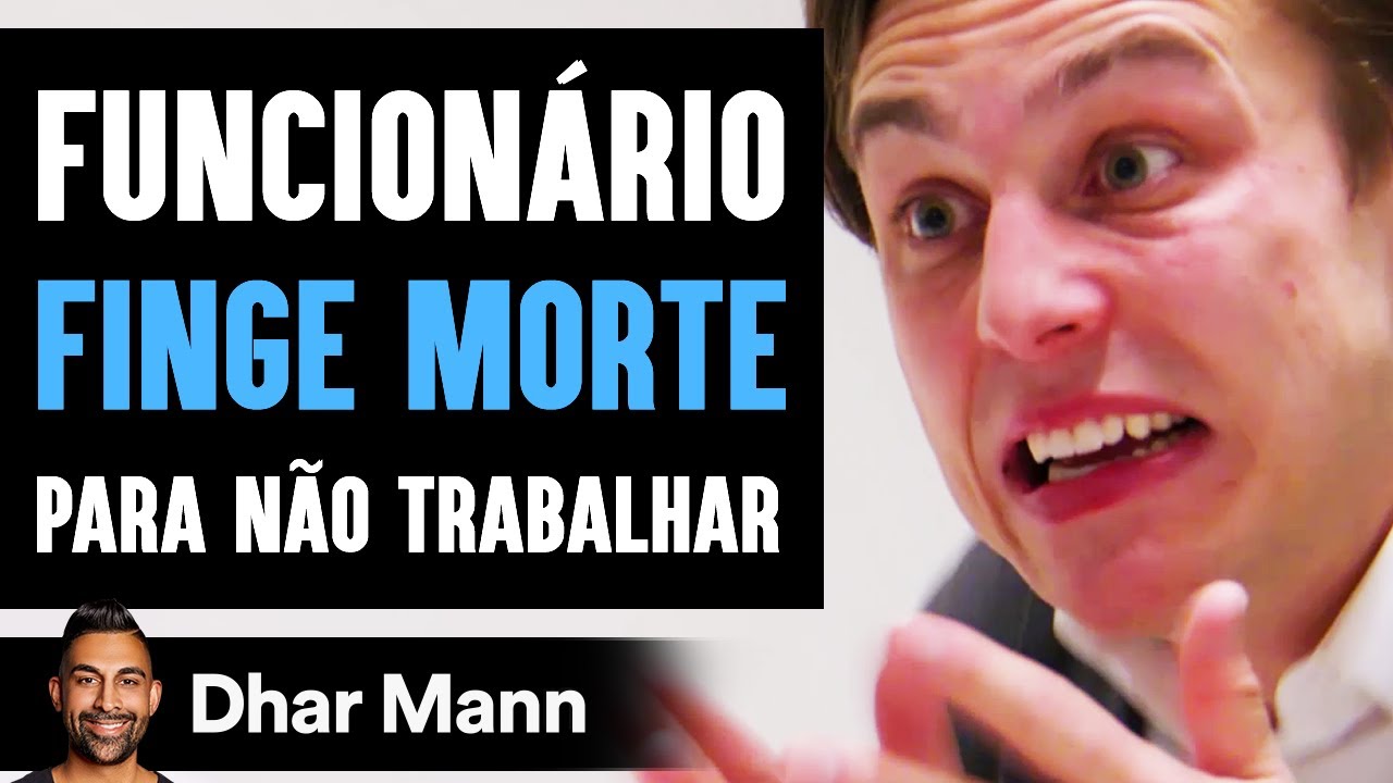 Funcionário FINGE MORTE Para Não Trabalhar | Dhar Mann