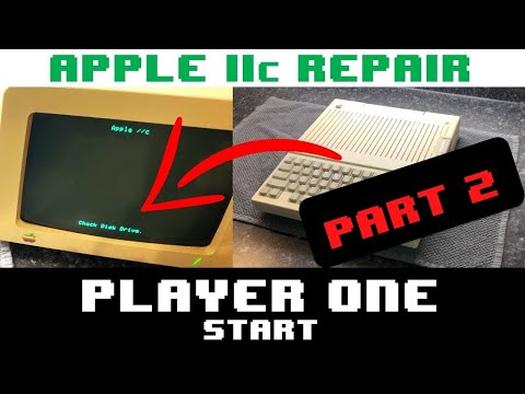 Apple IIc Restoration (Part 2) - Player One Start
